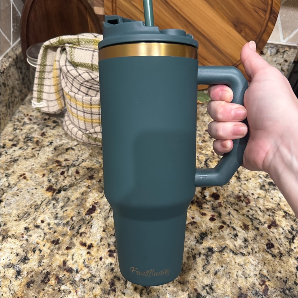 Frost Buddy Thicc Buddy In Emerald green tumbler